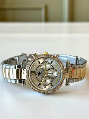 G SPORT POLO ÇİFT RENK ZİRKON TAŞLI KADIN KOL SAATİ