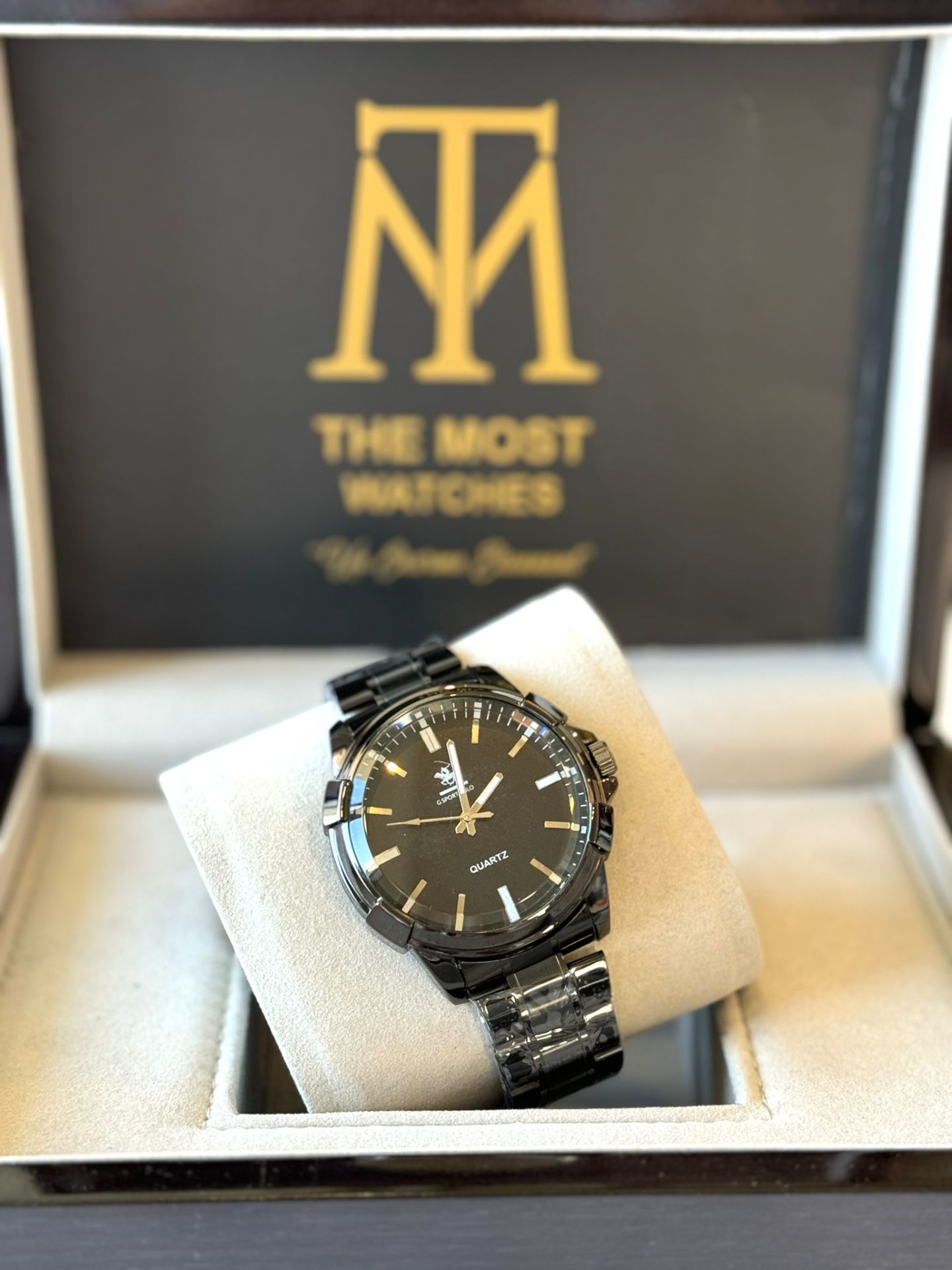 G SPORT POLO SİYAH ERKEK KOL SAATİ